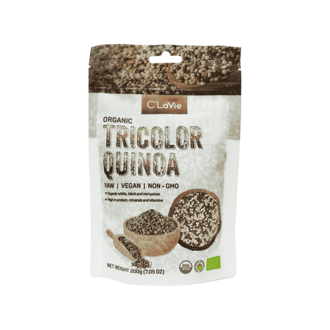  Hạt diêm mạch quinoa 3 màu hữu cơ C’LaVie 200g 