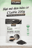  Hạt mè đen hữu cơ C’LaVie 200g 