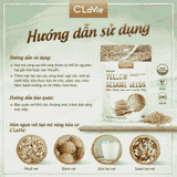  Hạt mè vàng hữu cơ C’LaVie 200g 