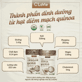  Hạt diêm mạch quinoa trắng hữu cơ C’LaVie 200g 