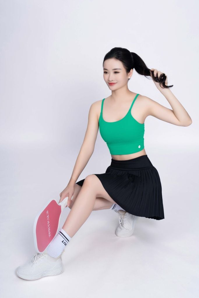 Chân Váy Thể Thao Nữ Xếp Ly Nhỏ Livan LM24S04F702