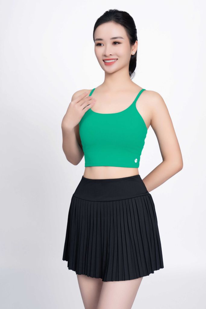 Chân Váy Thể Thao Nữ Xếp Ly Nhỏ Livan LM24S04F702