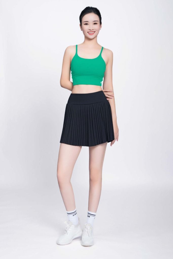 Chân Váy Thể Thao Nữ Xếp Ly Nhỏ Livan LM24S04F702
