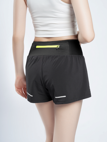 Quần Short Nữ Chạy Bộ Running 2 Lớp LV23210205