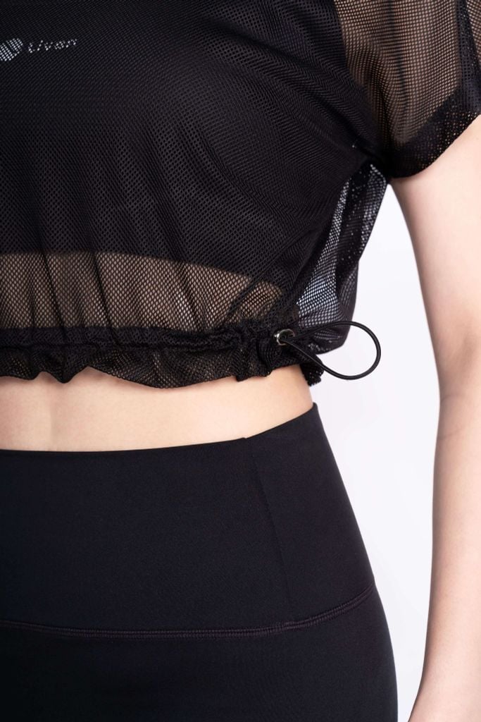 Áo Croptop Lưới Nữ Livan LV24N01F207