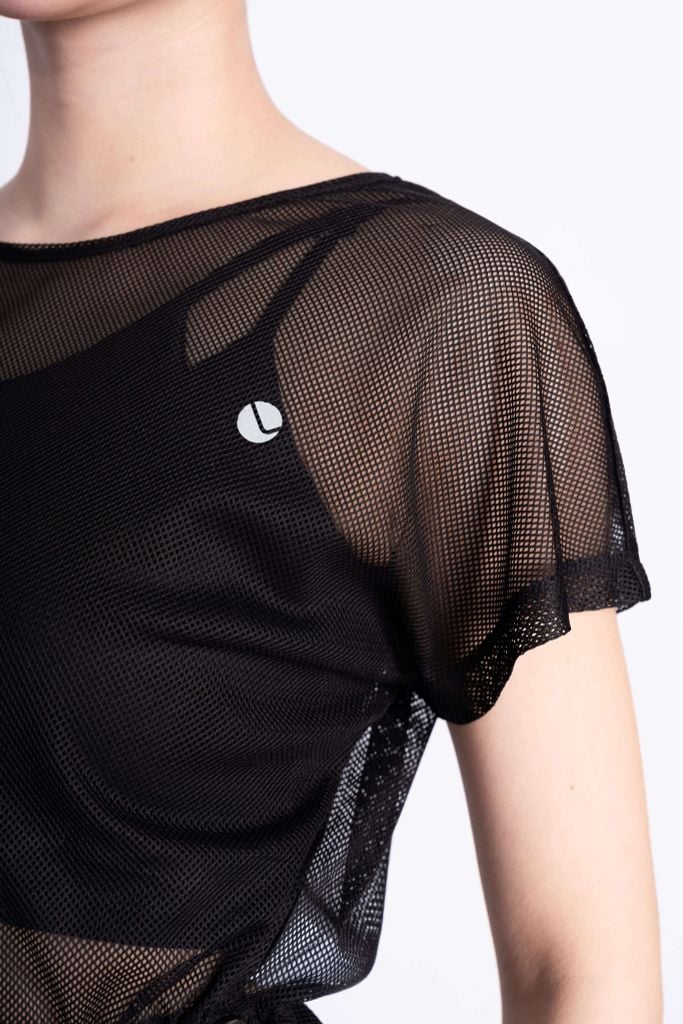 Áo Croptop Lưới Nữ Livan LV24N01F207