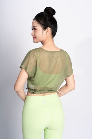Áo Croptop Lưới Thể Thao Cao cấp Livan LV24N01F207