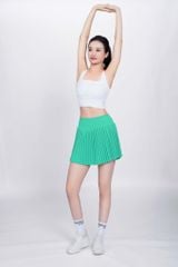 Chân Váy Thể Thao Nữ Xếp Ly Nhỏ Livan LM24S04F702