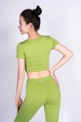 Bộ Tập Yoga Nữ Áo Croptop & Quần Ống Loe Yowin YW24N01F503 (D)