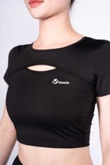 Bộ Tập Yoga Nữ Áo Croptop & Quần Ống Loe Yowin YW24N01F503 (D)