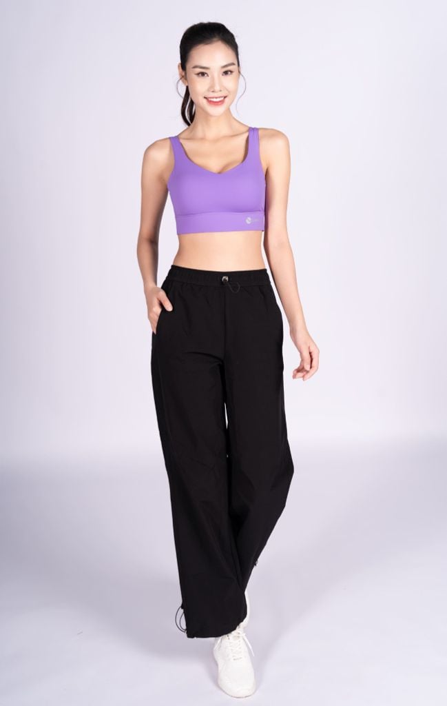 Quần Dài Nữ Ống Rộng Livan LV24W04F302