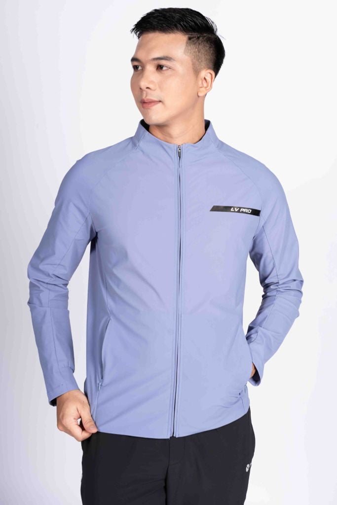 Áo Khoác Gió Dệt Kim Thể Thao Nam Livan LV24W04M603