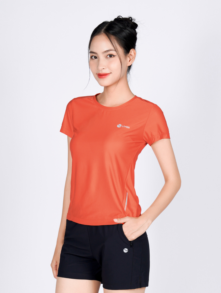 Áo T-shirt Thể Thao Nữ Running Livan LV24N03F201