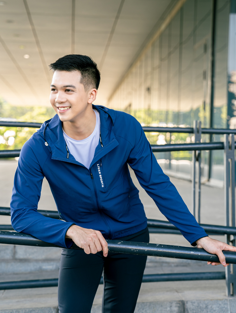 Áo Khoác Gió Thể Thao Nam 1 Lớp LV23222001