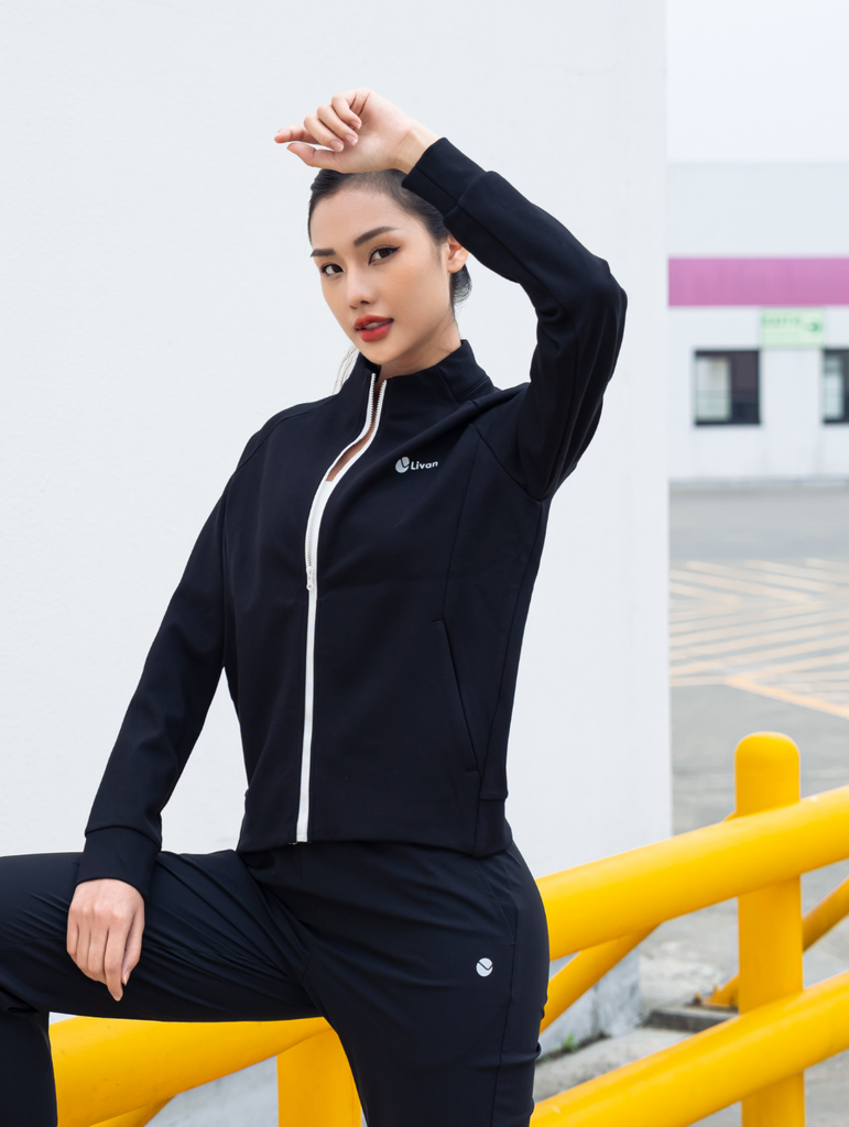 Áo Khoác Nỉ Nữ 1 Lớp Livan LV23212004