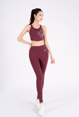 Bộ Tập Yoga Nữ Áo Bra Yếm & Quần Legging Livan LV24N01F501 (D)