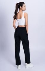 Quần Gió Ống Đứng Dệt Kim Thể Thao Nữ Livan LV24W04F304