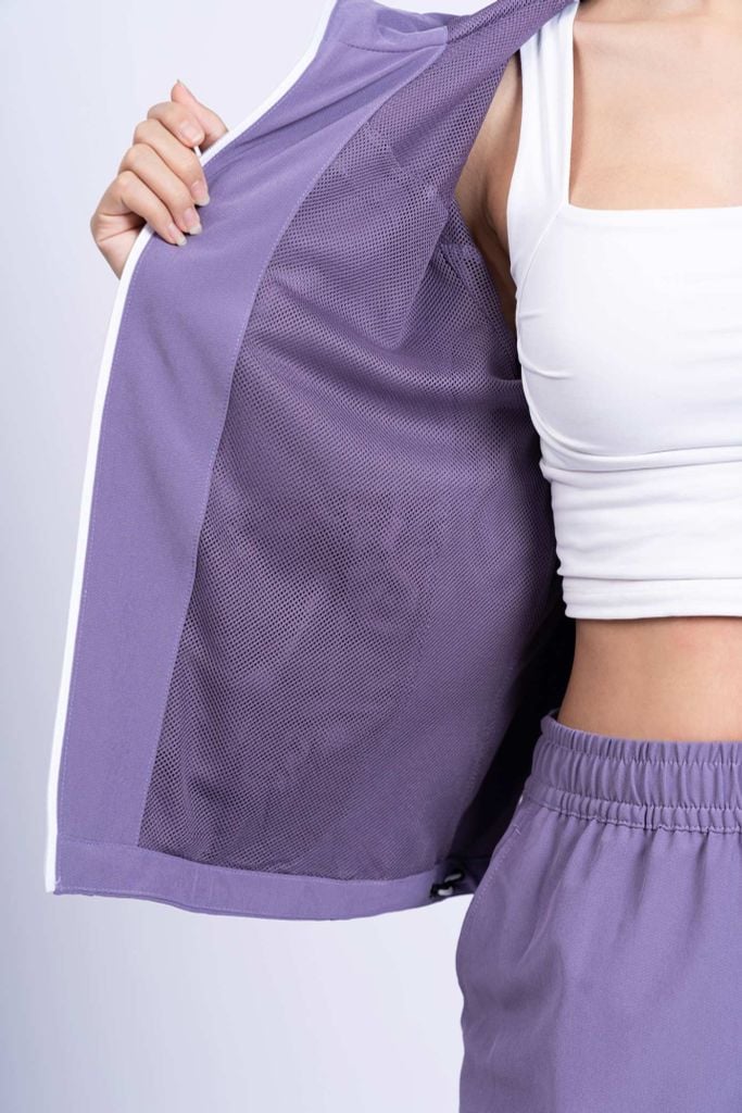 Bộ Gió Nữ Áo Khoác Quần Jogger LV24W04F501