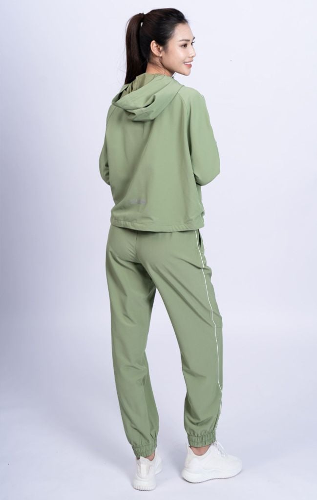 Bộ Gió Nữ Áo Khoác Quần Jogger LV24W04F501