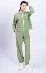 Bộ Gió Nữ Áo Khoác Quần Jogger LV24W04F501