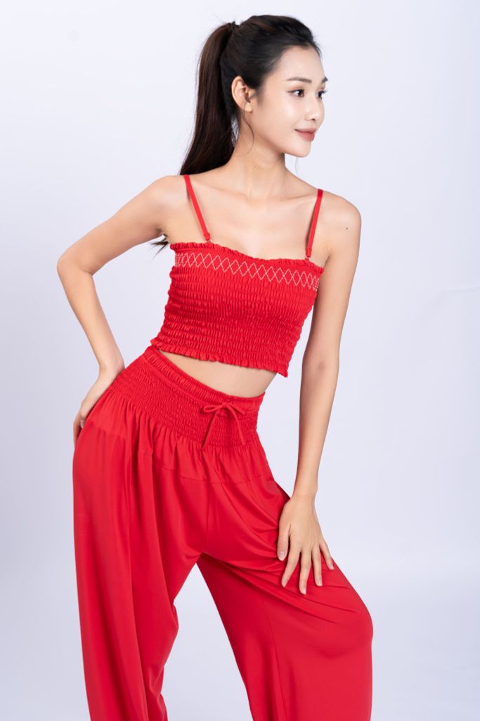Bộ Tập Yoga Smocking Nữ Alibaba LV24N01F505 (D)