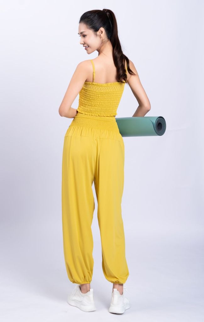 Bộ Tập Yoga Smocking Nữ Alibaba LV24N01F505 (D)