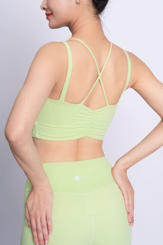 Bộ Tập Yoga Nữ Nhún Hoa Livan LV24N01F507 (D)