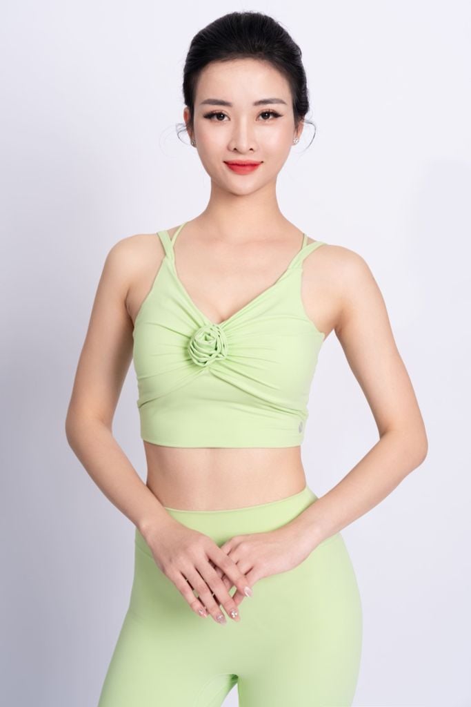 Bộ Tập Yoga Nữ Nhún Hoa Livan LV24N01F507 (D)