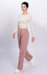 Áo Croptop Dài Tay Nữ Livan LM24W04F208