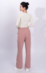 Áo Croptop Dài Tay Nữ Livan LM24W04F208