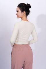 Áo Croptop Dài Tay Nữ Livan LM24W04F208