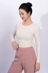 Áo Croptop Dài Tay Nữ Livan LM24W04F208