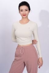 Áo Croptop Dài Tay Nữ Livan LM24W04F208