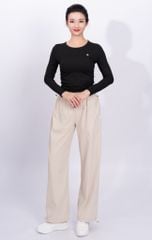 Áo Croptop Dài Tay Nữ Livan LM24W04F208