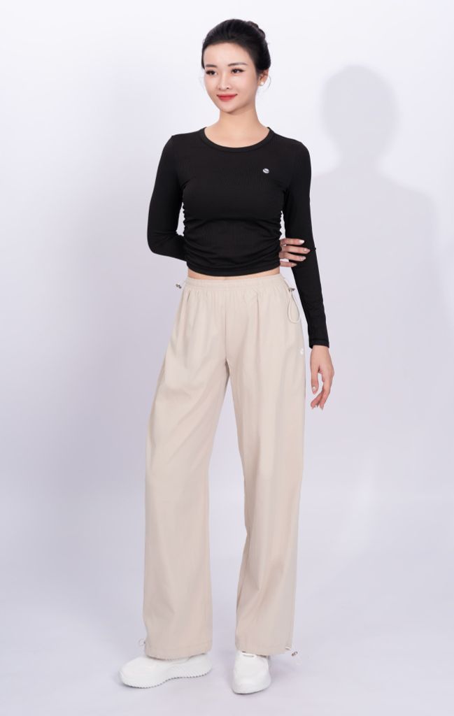 Áo Croptop Dài Tay Nữ Livan LM24W04F208