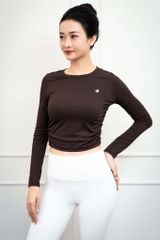Áo Croptop Dài Tay Nữ Livan LM24W04F208