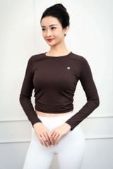Áo Croptop Dài Tay Nữ Livan LM24W04F208