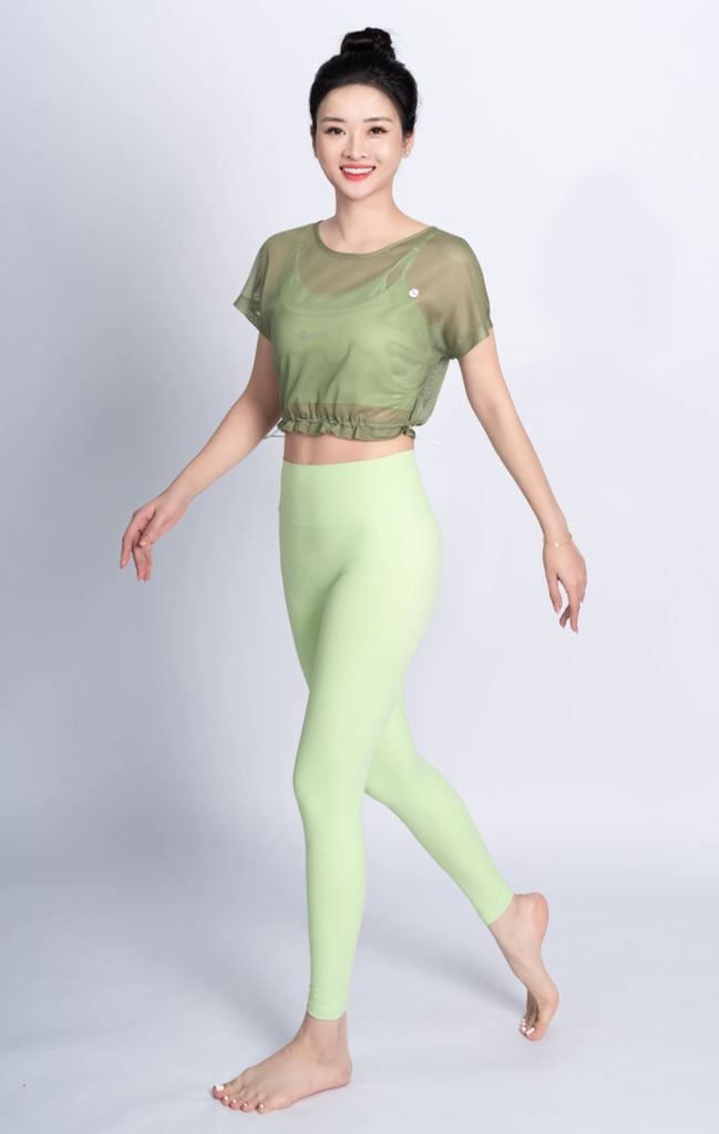 Áo Croptop Lưới Nữ Livan LV24N01F207