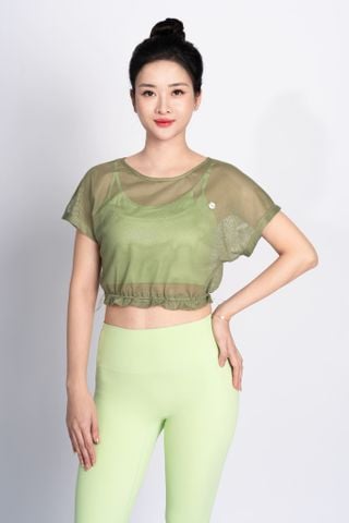 Áo Croptop Lưới Thể Thao Cao cấp Livan LV24N01F207