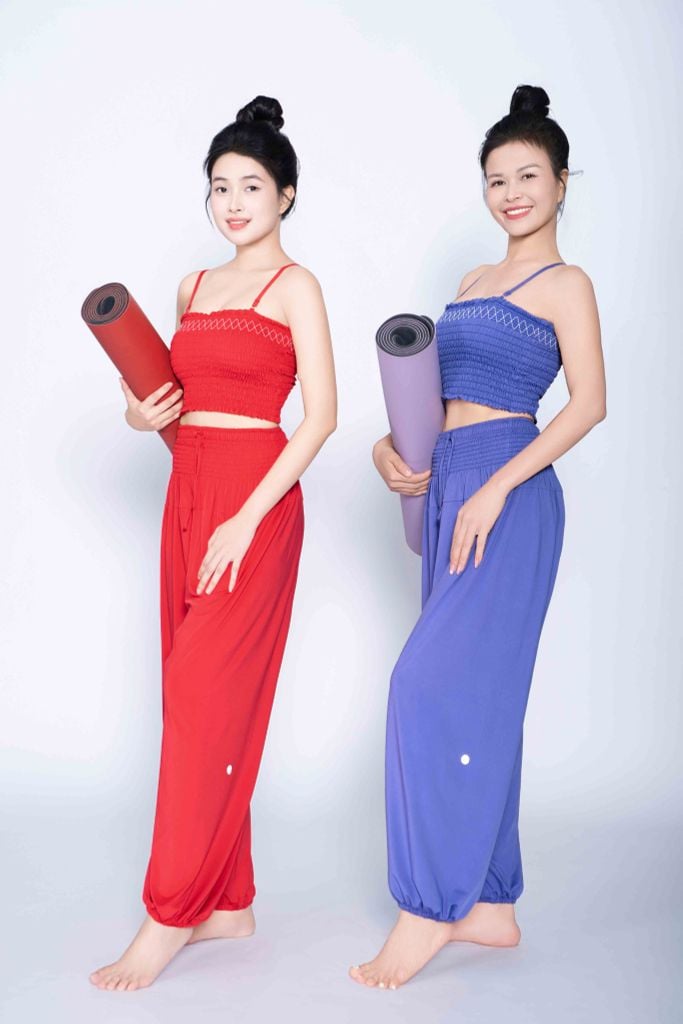 Bộ Tập Yoga Smocking Nữ Alibaba LV24N01F505 (D)