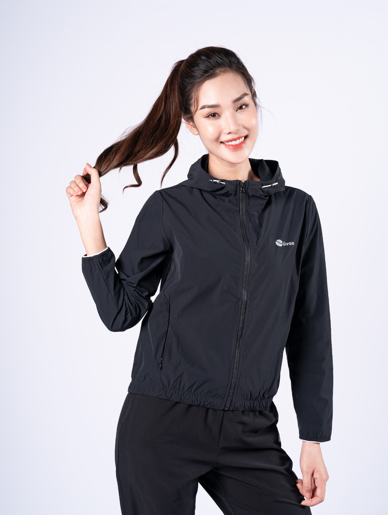 Áo Gió Nữ 1 Lớp Có Mũ Siêu Mỏng Nhẹ Livan LV23212002