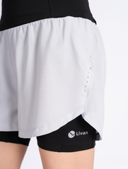 Quần Short Nữ Chạy Bộ Running 2 Lớp LV24210201