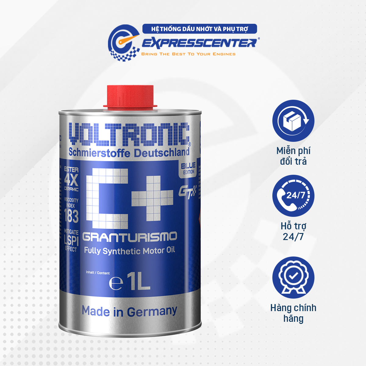  Dầu Nhớt Xe Ôtô Voltronic C+ Blue Granturismo 1L 