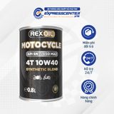  Dầu Nhớt Xe Môtô Rexoil Blend 10W40 1L 