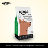  [Keos+] Hạt hỗ trợ tiêu hóa cho chó, vị thịt cừu & gạo (400gr - 20kg) 