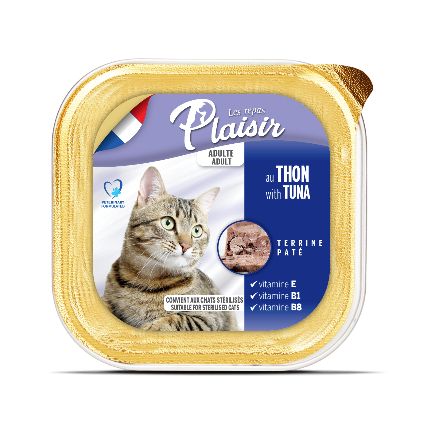  Plaisir Adult Cat – Tuna Flavor Terrine 