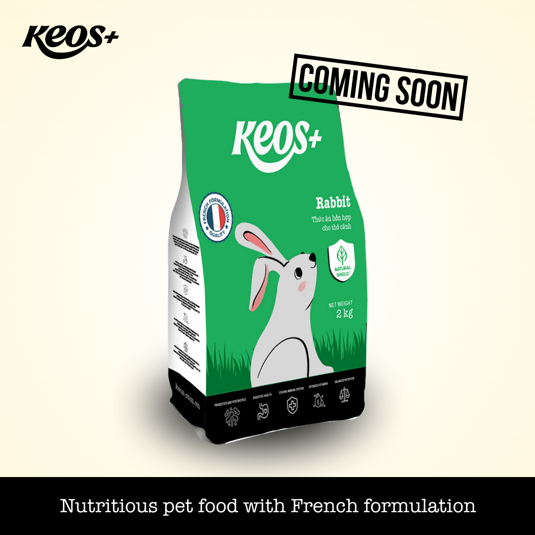  Keos+ dry kibbles for Rabbit - Alfalfa Hay & Carrot 