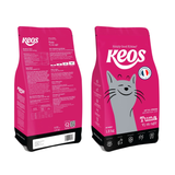 [Keos] Hạt cho mèo mọi lứa tuổi vị cá ngừ (350gr - 7kg) 