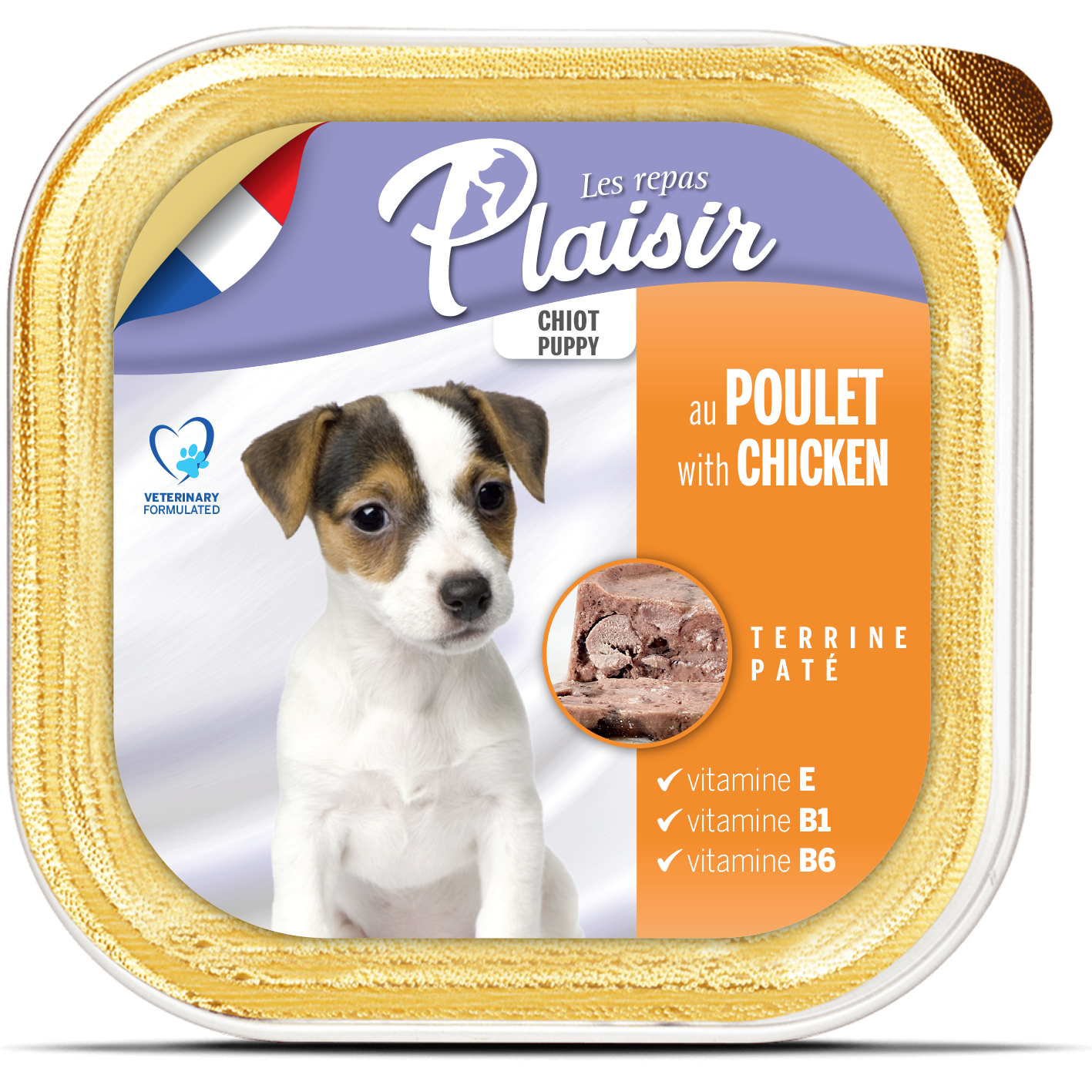  Plaisir Puppy – Chicken Flavor Terrine 