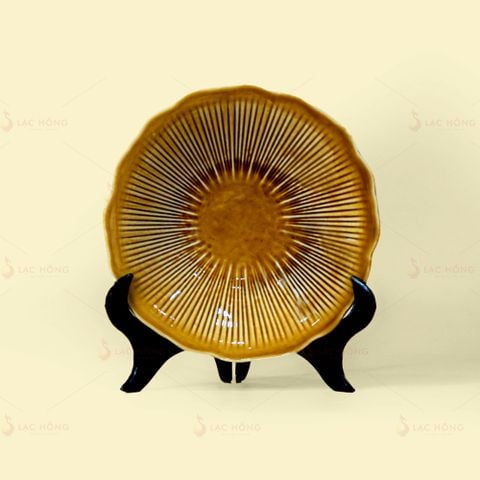  Đĩa Vân Sen Men Nâu 